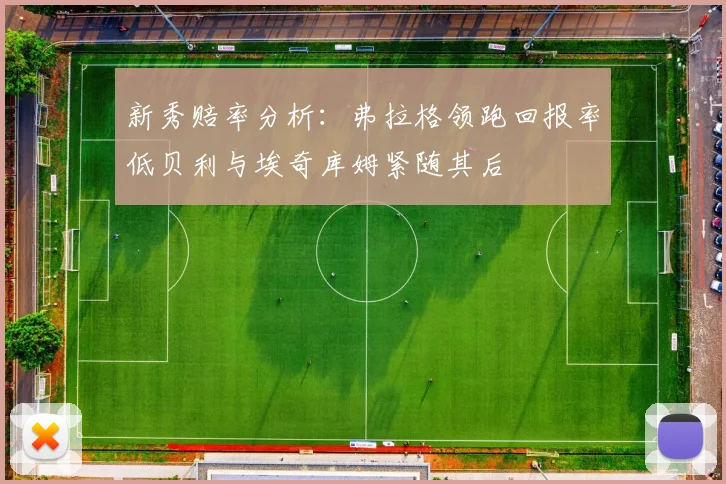 新秀赔率分析：弗拉格领跑回报率低贝利与埃奇库姆紧随其后